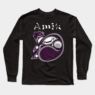 Amik (Beaver) Demisexual Pride Long Sleeve T-Shirt